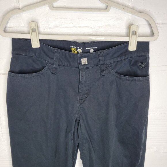 Mountain Hardwear Women's Size 8 Pants Black Raw Hem - Picture 3 of 6